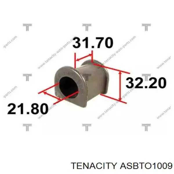 Купити ASBTO1009 Tenacity Подушка стабілізатора передня