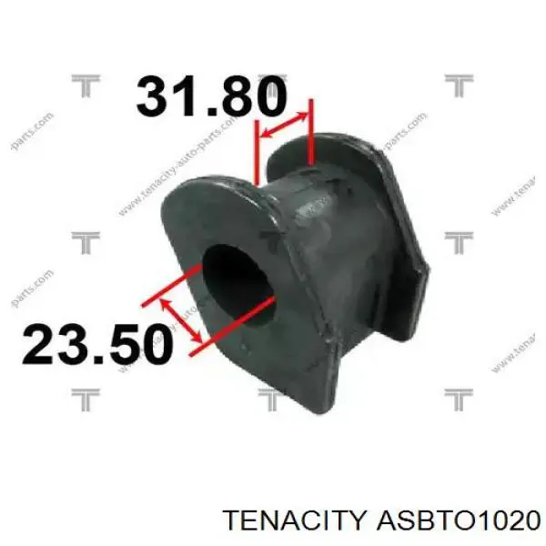 Втулка переднього стабілізатора ASBTO1020 Tenacity