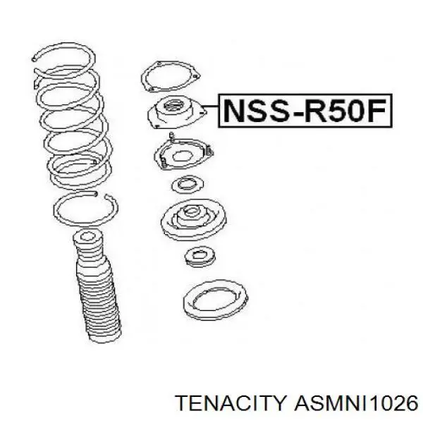 ASMNI1026 Tenacity опора амортизатора переднього