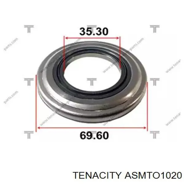 ASMTO1020 Tenacity Опора амортизатора переднього лівого