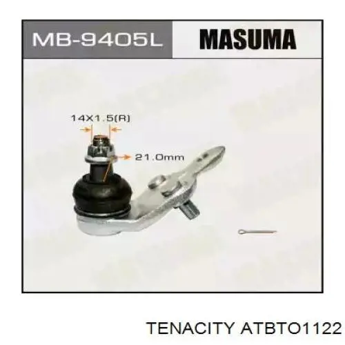 Кульова опора, нижня, права ATBTO1122 Tenacity