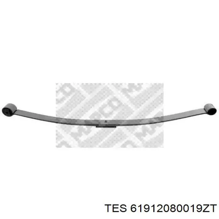 61912080019ZT TES Ресора (задня)