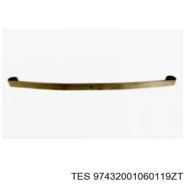 Лист ресори передньої TES 97432001060119 ціна, від 217.27 USD