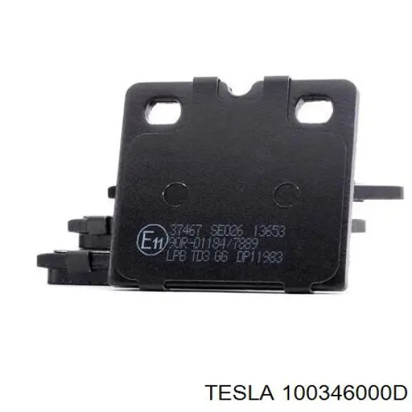 Задні гальмівні колодки Tesla 100346000D ціна, від 36.87 USD