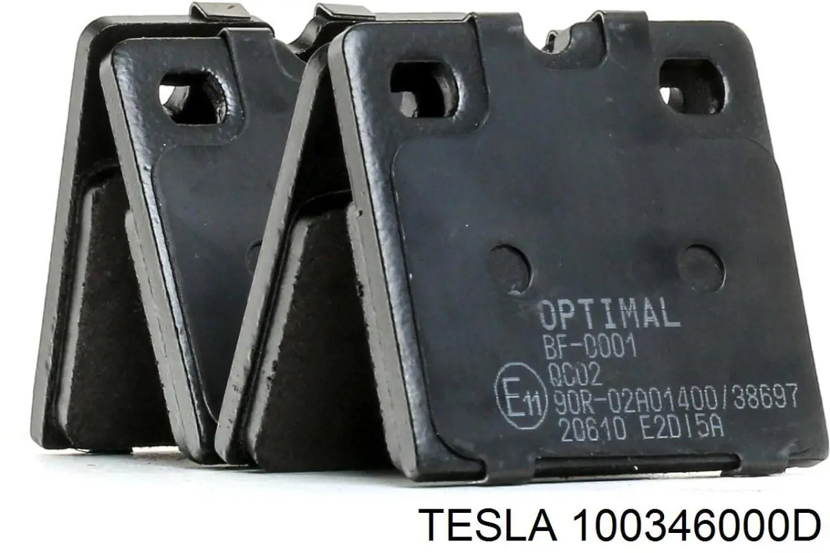 Купити 100346000D Tesla Задні колодки
