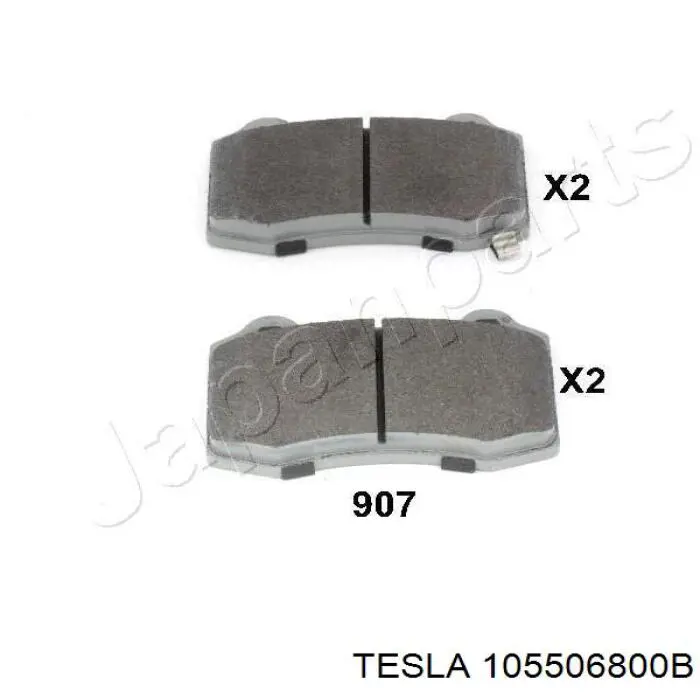 Задні гальмівні колодки Tesla Motors 106833100B ціна, від 33.97 USD