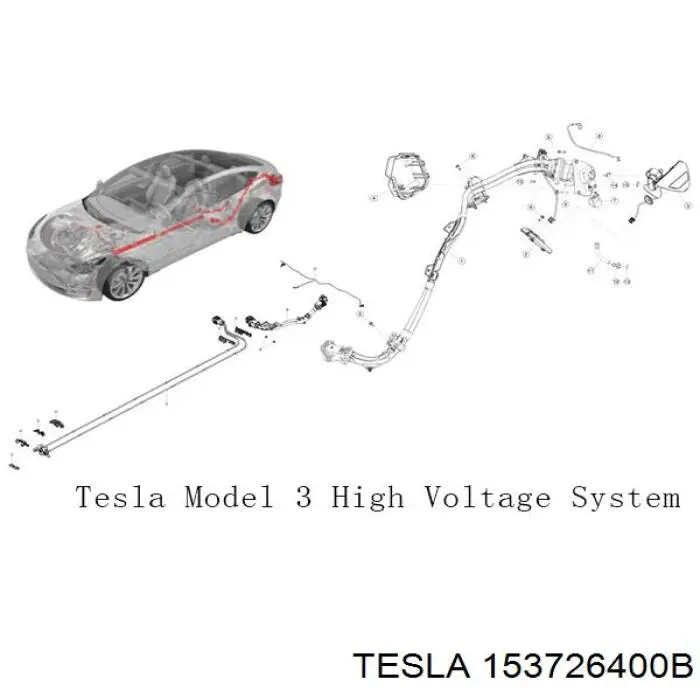 Купити 153726400B Tesla Модуль управління (ЕБУ) заряду основної батареї