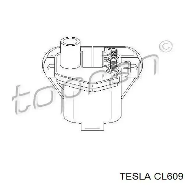 CL609 Tesla котушка запалювання