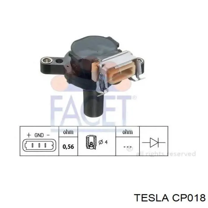 CP018 Tesla Котушка запалювання