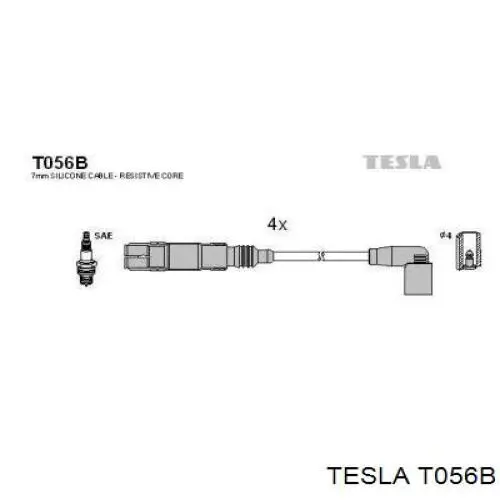 T056B Tesla Проводи високовольтні