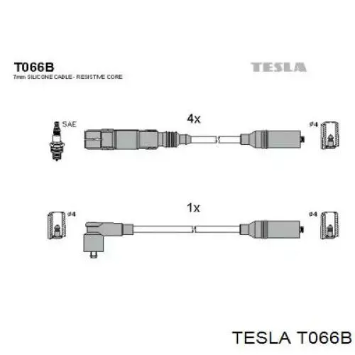 T066B Tesla Проводи високовольтні