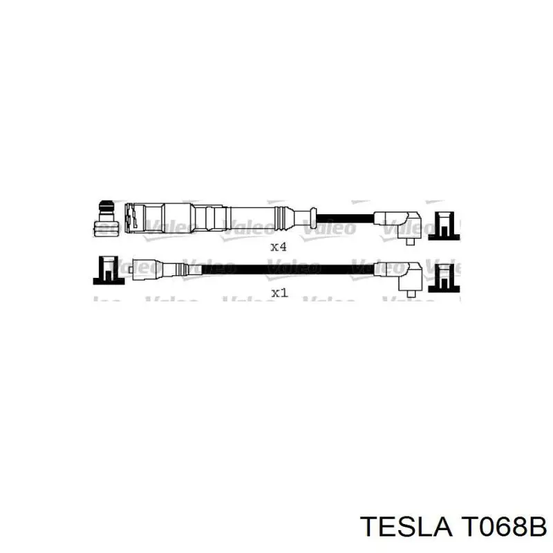 Купити T068B Tesla Провід високовольтні, комплект