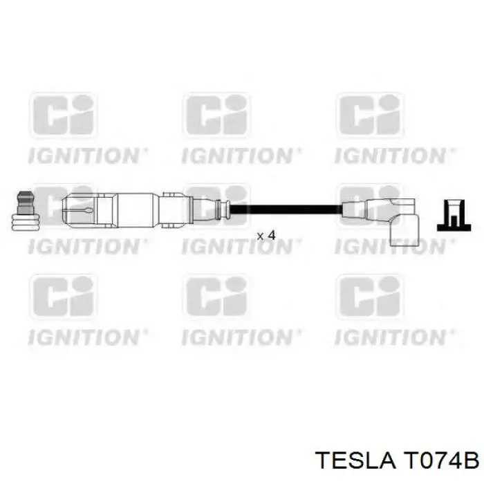 Дроти запалювання Tesla T074B ціна, від 31.38 USD