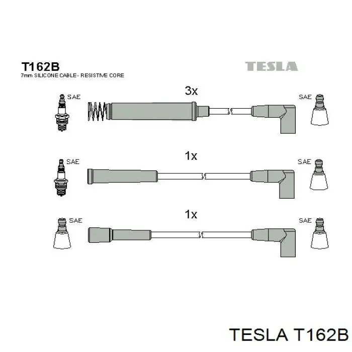 T162B Tesla Проводи високовольтні