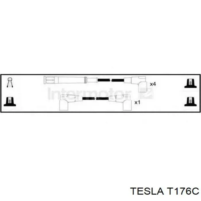Купити T176C Tesla Провід високовольтні, комплект