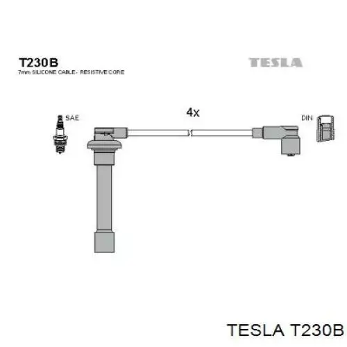 Купити T230B Tesla Провід високовольтні, комплект