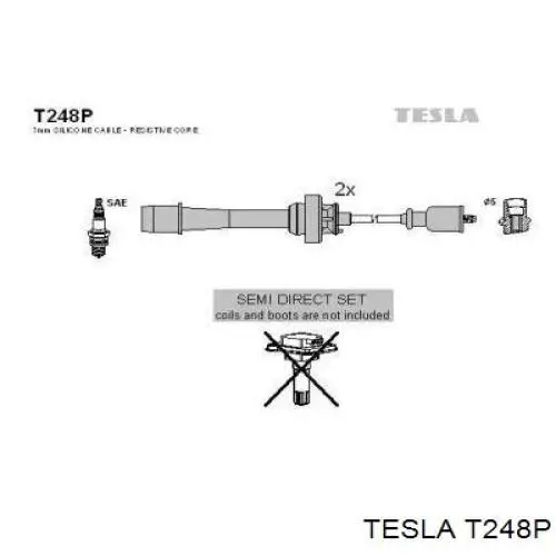 Дроти запалювання Tesla T248P ціна, від 21.24 USD
