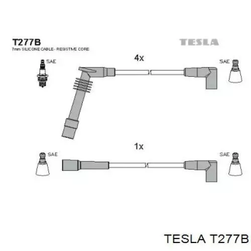 T277B Tesla Проводи високовольтні