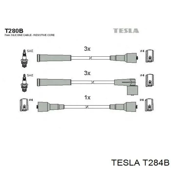 Дроти запалювання NGK RCOP413 ціна, від 20.27 USD