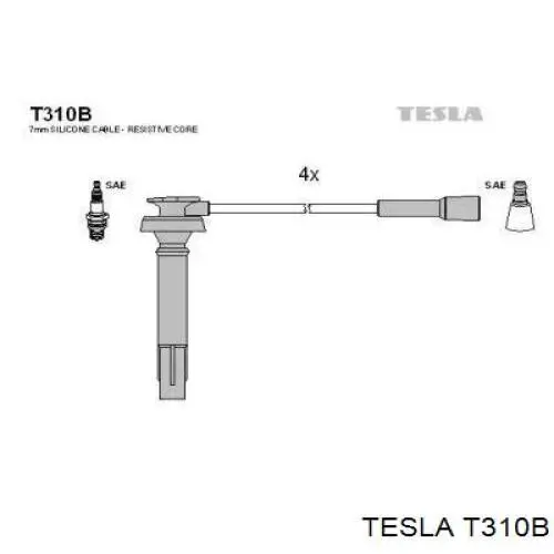 Дроти запалювання Tesla T310B ціна, від 33.07 USD