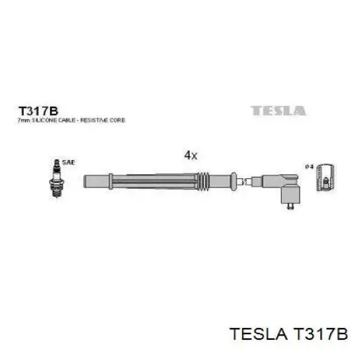 Купити T317B Tesla Провід високовольтні, комплект