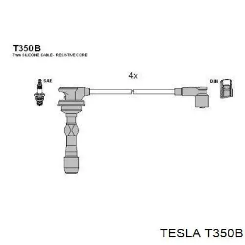 Дроти запалювання Tesla T350B ціна, від 33.98 USD