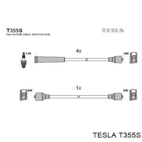 Купити T355S Tesla Провід високовольтні, комплект