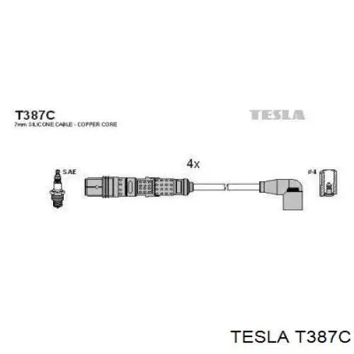 T387C Tesla Проводи високовольтні