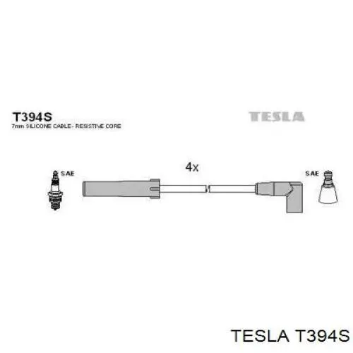 T394S Tesla Проводи високовольтні