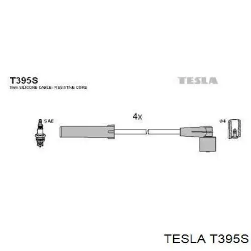 Дроти запалювання Tesla T395S ціна, від 9.18 USD