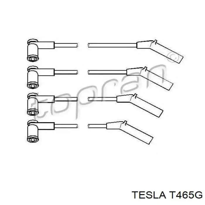 Купити T465G Tesla Провід високовольтні, комплект