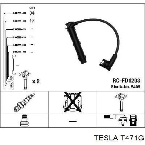 T471G Tesla Проводи високовольтні