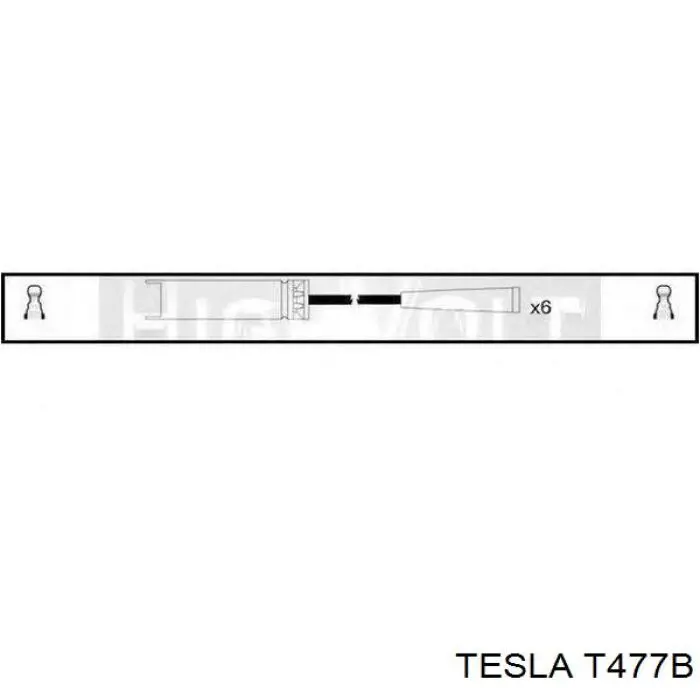 T477B Tesla Проводи високовольтні