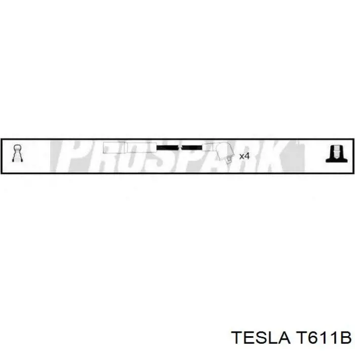 T611B Tesla дріт високовольтні, комплект