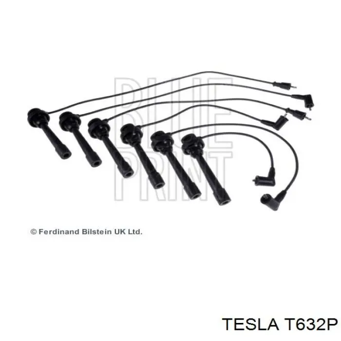 Дріт високовольтний, комплект T632P Tesla