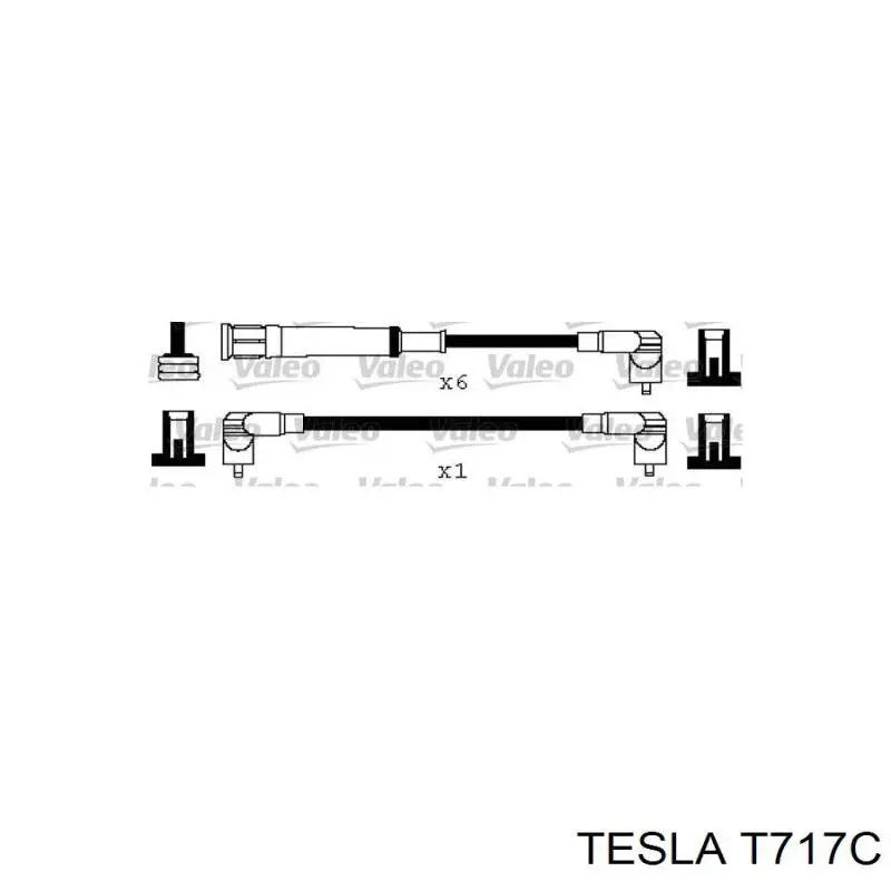 T717C Tesla дріт високовольтні, комплект
