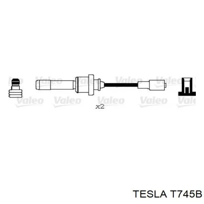 Дріт високовольтний, комплект T745B Tesla