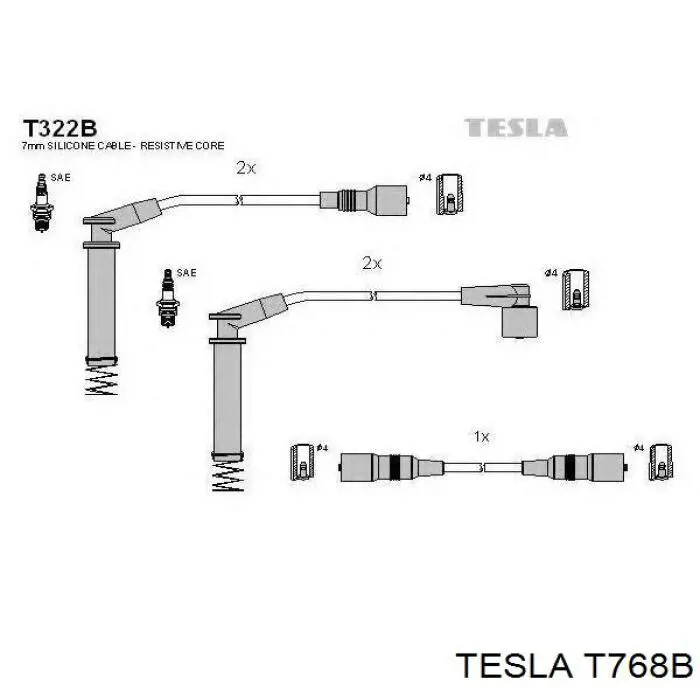 Дроти запалювання NGK 829 ціна, від 19.93 USD