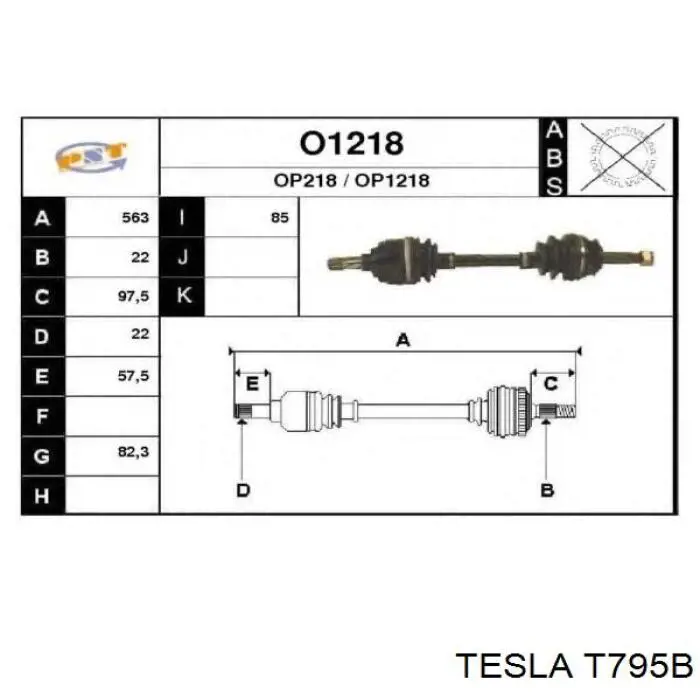 T795B Tesla Проводи високовольтні
