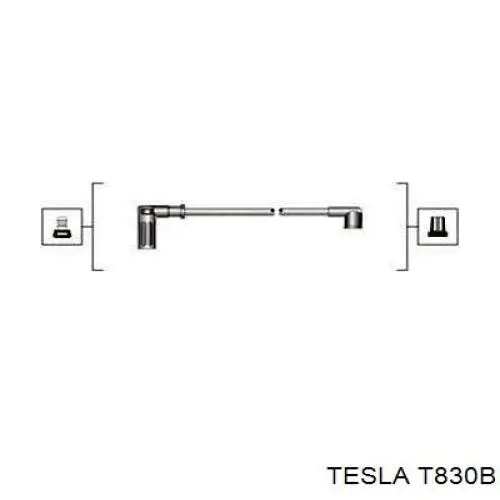 Дроти запалювання Tesla T830B ціна, від 23.34 USD