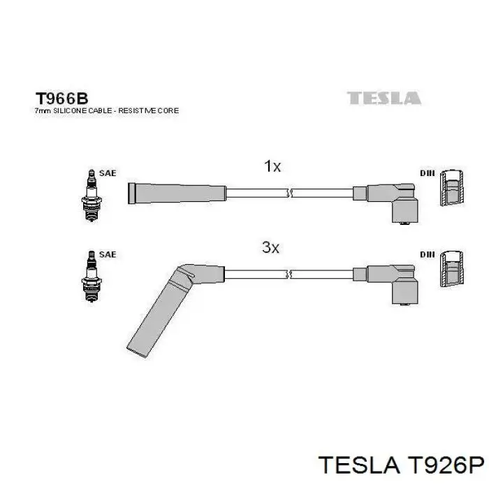 T926P Tesla Проводи високовольтні