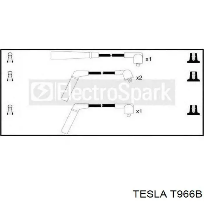 Купити T966B Tesla Провід високовольтні, комплект