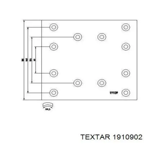 Накладка гальмівна передня (TRUCK) Errevi K16040 ціна, від 199.24 USD