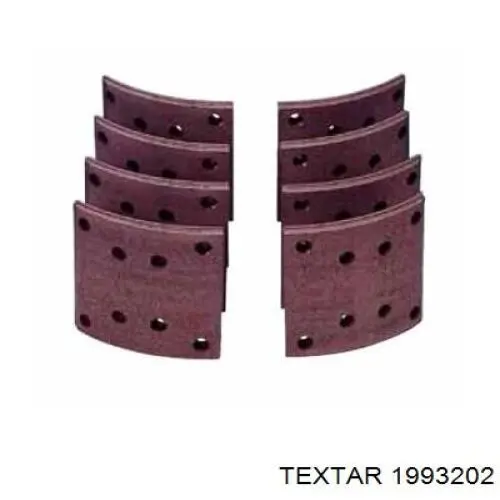 Купити 1993202 Textar Накладка гальмівна передня (TRUCK)