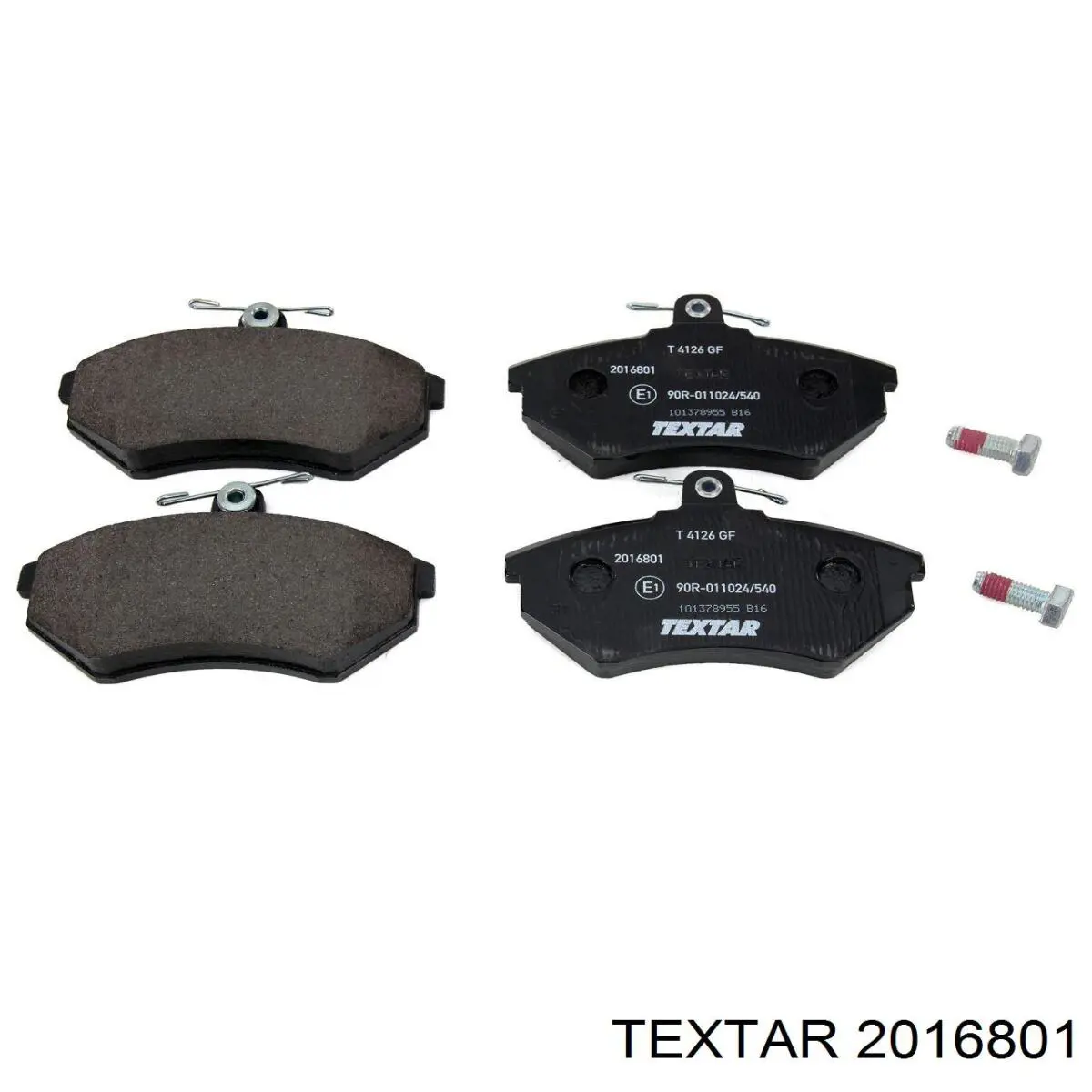 Гальмівні колодки Textar 2016801 ціна, від 16.94 USD