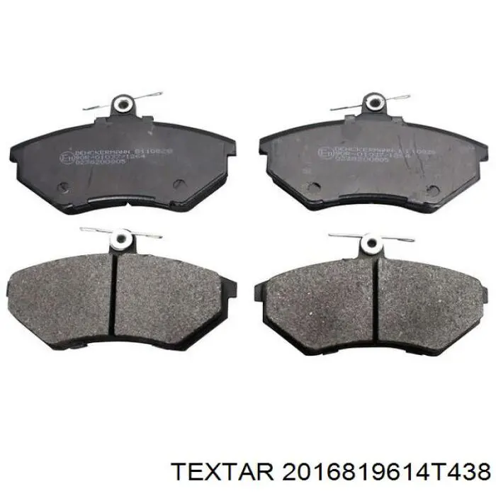 2016819614T438 Textar Передні гальмівні колодки