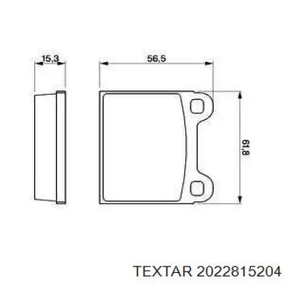 Гальмівні колодки Textar 2022815204 ціна, від 9.92 USD