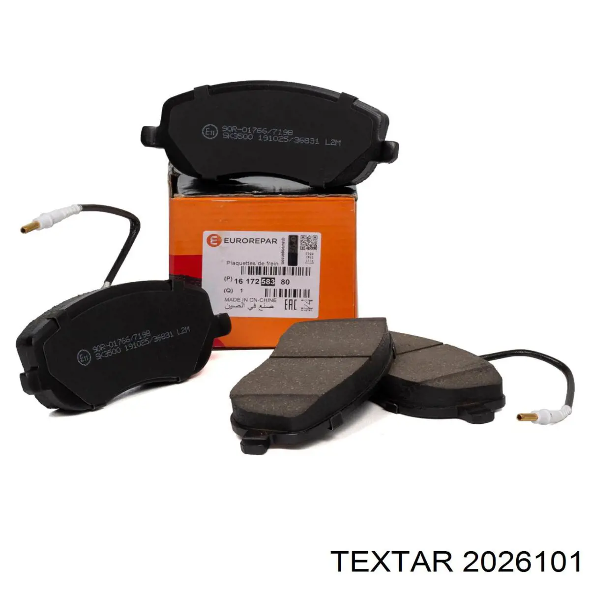 Передні тормозні колодки 2026101 Textar