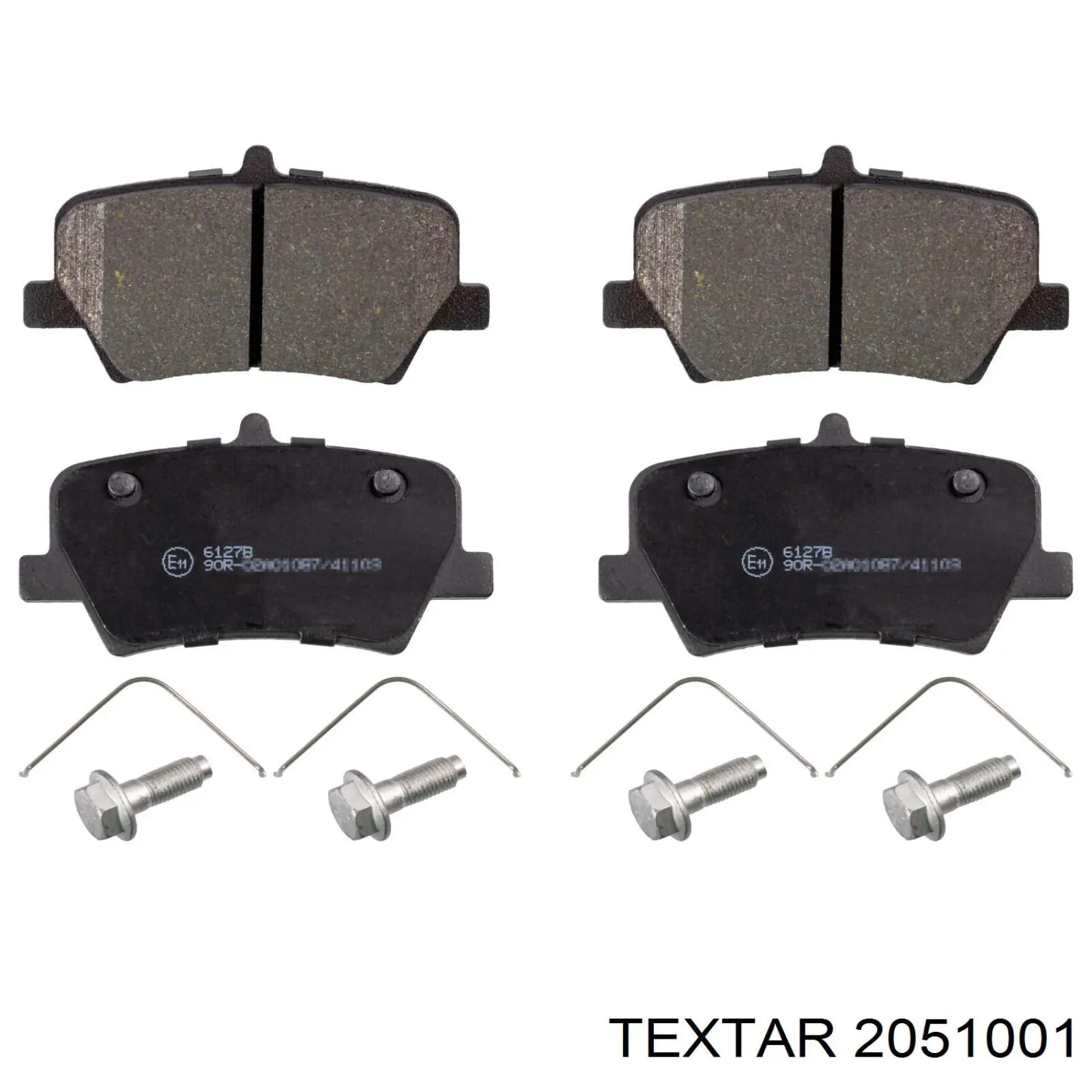 Задні гальмівні колодки Textar 2051001 ціна, від 33.56 USD
