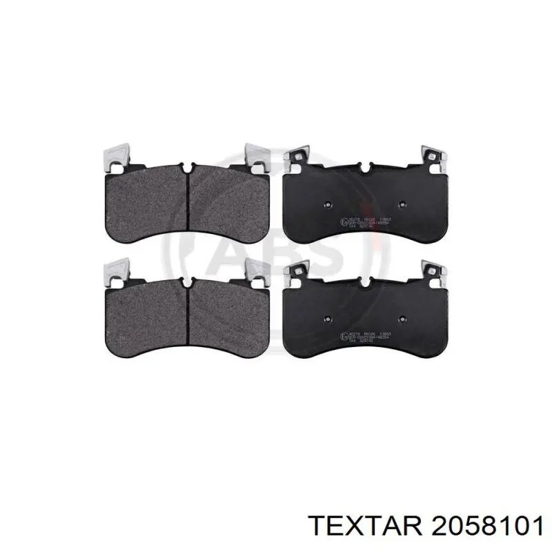 Гальмівні колодки Textar 2058101 ціна, від 117.41 USD